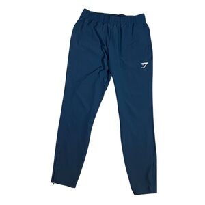 Gymshark Navy Joggers with Logo